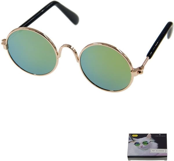 Metallikehyksiset aurinkolasit pienille lemmikeille