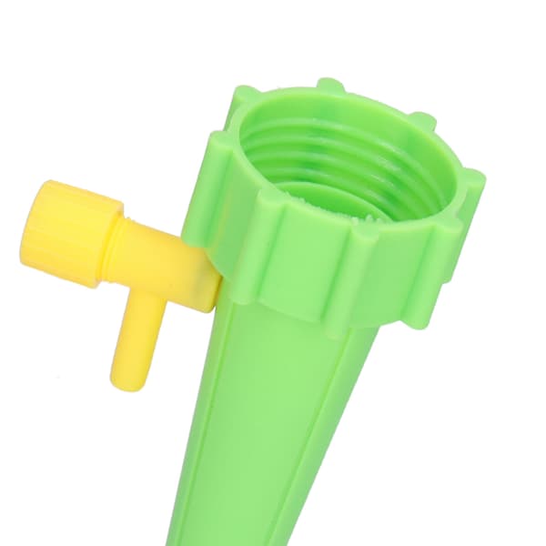 18 Pcs Self-Watering Spikes Automatic Plant Watering Devices with Control Valve Switch Green