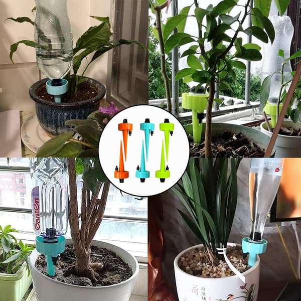 6-pack Adjustable Drip Irrigation Kit Automatic Plant Self-Watering