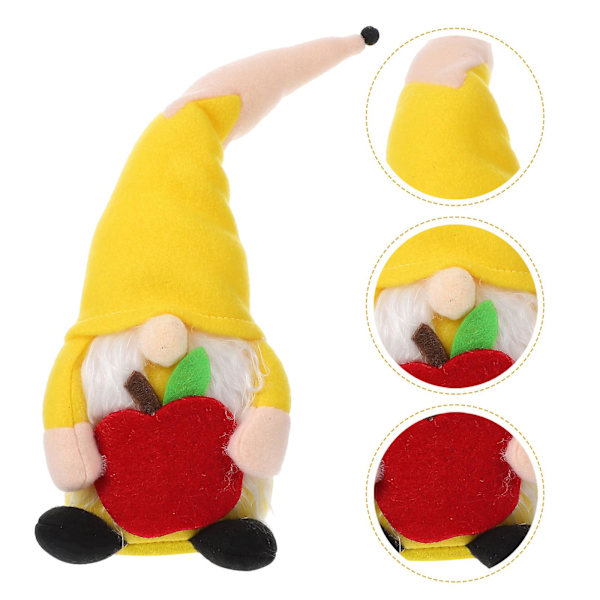 1 stk Tilbage-til-skolen Gnome Dukke Blyant Design Ansigtsløs Dukke Hjem Ornament 10x7x30cm 10x7x30cm