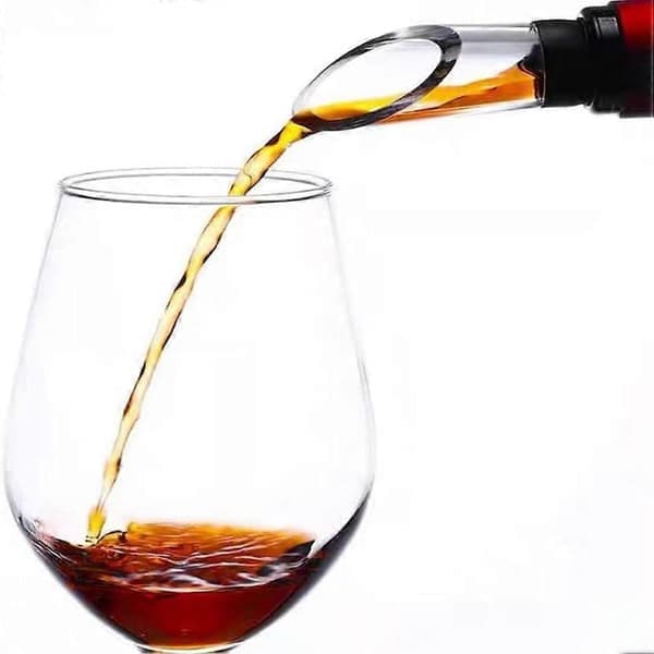 2 x vinkjølerflasker i rustfritt stål med vinlufter-FA-