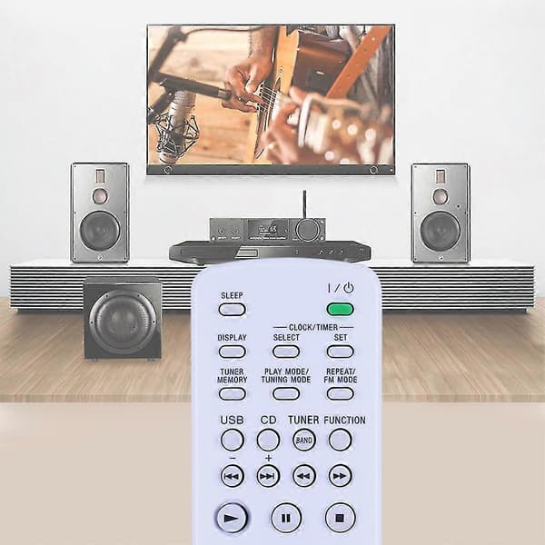 Remote Control for Sony Mini Hi-Fi System Controller RM-AMU006 Replacement Remote FST-ZUX9 LBT-ZUX9 MHC-EX9