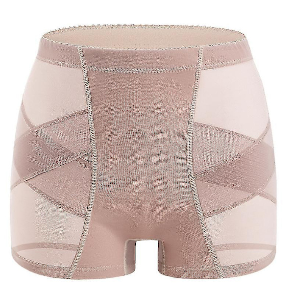 Damunderkläder för höftlyft, formgivande byxor, höftförstärkare, trosor för höftlyft, beige Beige S