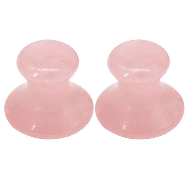 2 st Creative Natural Powder Crystal Skrapbräda Ansiktsmassagestavar (rosa) Rosa4x4cm Pink 4x4cm