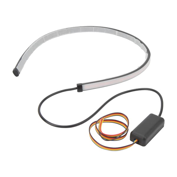 12V rav rød stop blinklysstrimmel 60cm 23.6in til bil motorcykel elbil