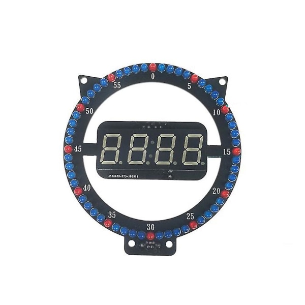 Kitten Clock Creative Diy Kit -yövalokello (sininen digitaalinen putki)