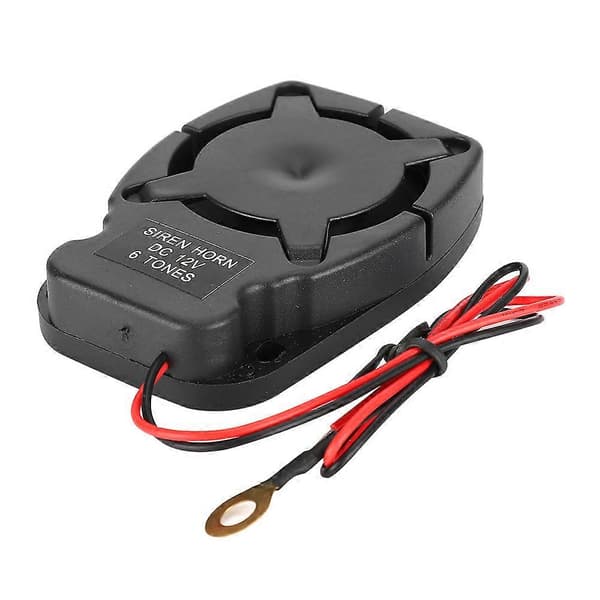 DC12V Car Vehicle Anti-theft Alarm Speaker Horn 6 Sounds 110db Security System Accessory [DB]