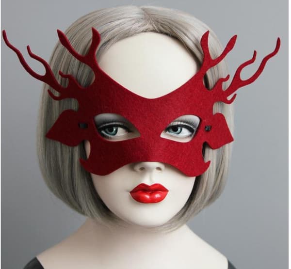 Maskeradmasker för kvinnor Karneval Dansfest Halvballmasker H