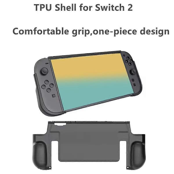 Halkfritt grepp Fullängds skyddsgrepp för Switch2/Switch/OLED