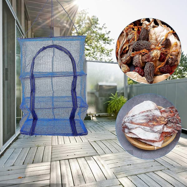 Meat Dryer Hanging Net Dryer Hydroponic Drying Net Drying Rack Hanging Drying Net Lobster Foldable Drying Net