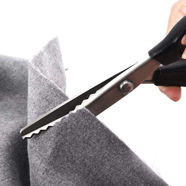 Sicksack saks 7 rustfritt stål sicksack saks