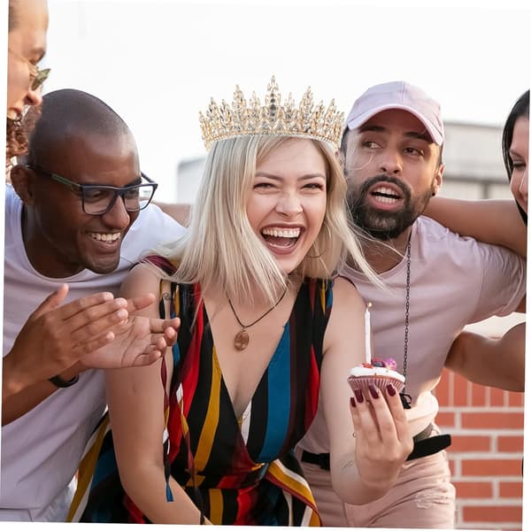 Rhinestone Krone Brudehodeplagg Tiara Bryllupskrone Brudetiara Bryllupsbrud