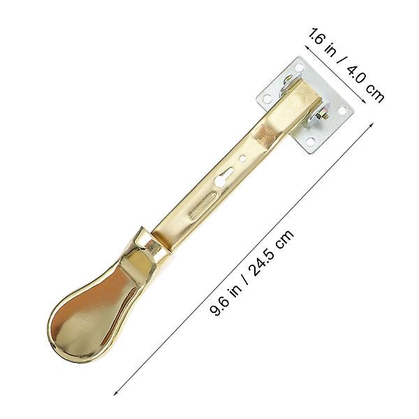 3 stk Elektrisk Pianotastatur Digitalt Pianopedal Tastaturpedaler Pianomateriell Pianodemperpedal Gull 25,5X6,3X4CM Golden 25.5X6.3X4CM