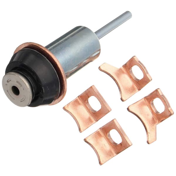 Startmotor Solenoid Reparasjonssett Kontakt og Stempel for
