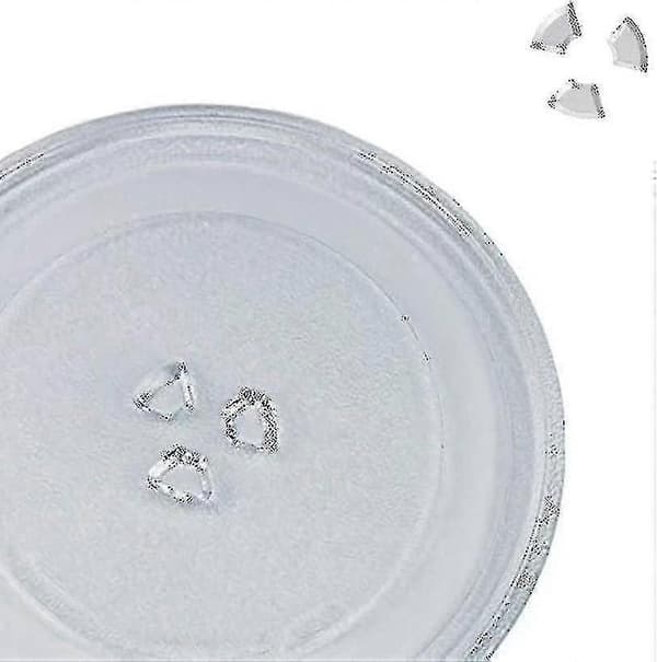 Yleiskäyttöinen mikroaaltouunin pyörivä lasilevy, 24,5 cm