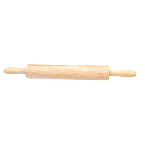 Praktisk Trærullestok Dej Pastry Roller Fondant Kage Noodle Bageværktøj Køkkenudstyr Til Hjemmet (L Størrelse) 47 * 6CM 47*6CM