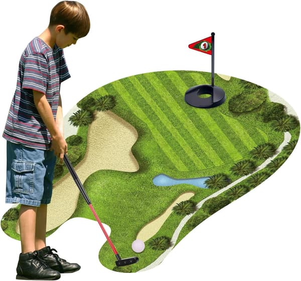 wxsp 1 Piece - Toilet Golf Set - Mini Golf Course Luxury - PVC - Fun