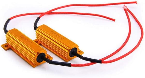 BELYSNING 2st LED Load Resistors 50W 8ohm LED-lampor Blinkersfel/Blinkers/Hyperblinkning