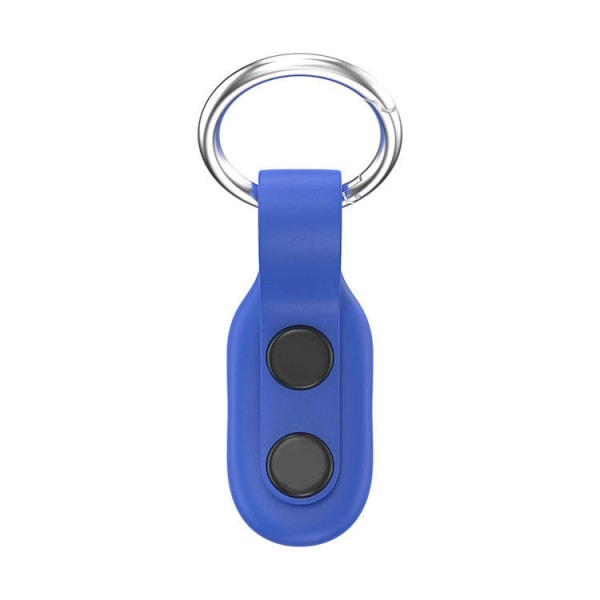 2st silikonmagnet Fidget Nyckelring Leksaker Fidget Stress Relief Stretchy Popping Tube Leksaker Grön och Blå Färg