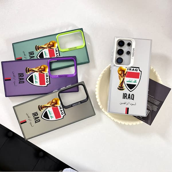World Cup-themed phone case - suitable for Samsung S24PLUS phone case, creative silver frame soft case protective cover Samsung S24PLUS Samsung S24PLUS