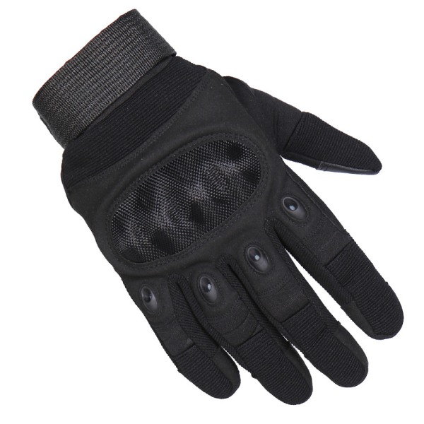 Motorcykelhandsker til mænd og kvinder | Touch Screen Hårde Knuckle Taktiske Handsker | Åndbare og skridsikre Airsoft-handsker (XL)
