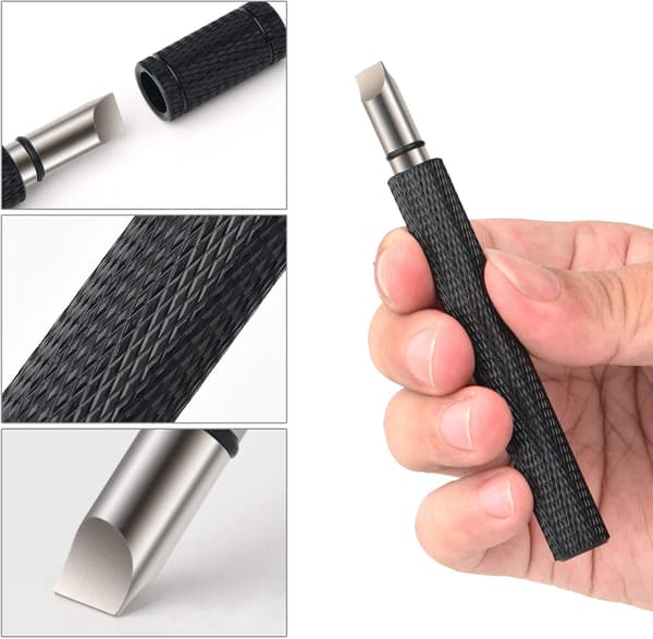 Golf Club Groove Sharpener, Regrooving Tool and Cleaning Tool for Wedges and Irons - for Optimal Backspin.