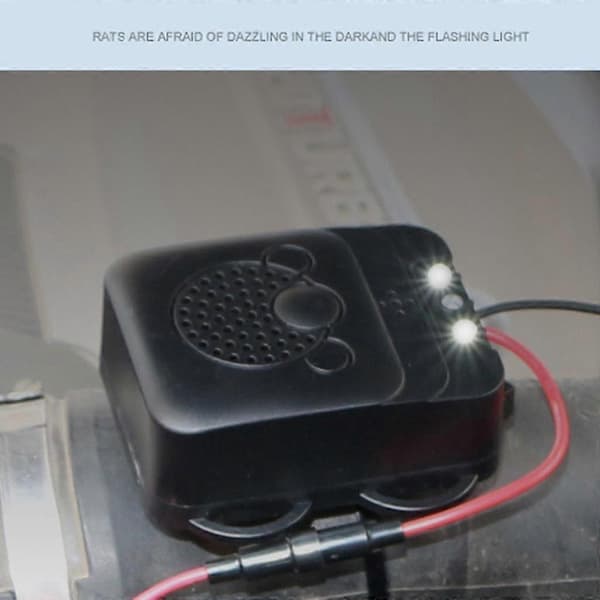 Car Ultrasonic Mouse Repeller Under Hood Rat Rodent Pest Control