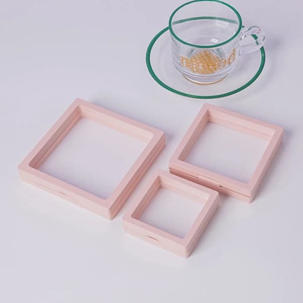 2 stk. Etui Ophængsopbevaring ROSA RØD rosarød[XJ]