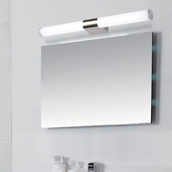 Metal LED-spejllampe - Makeup Vanity Light til moderne over spejl i rustfrit stål til skab og badeværelse