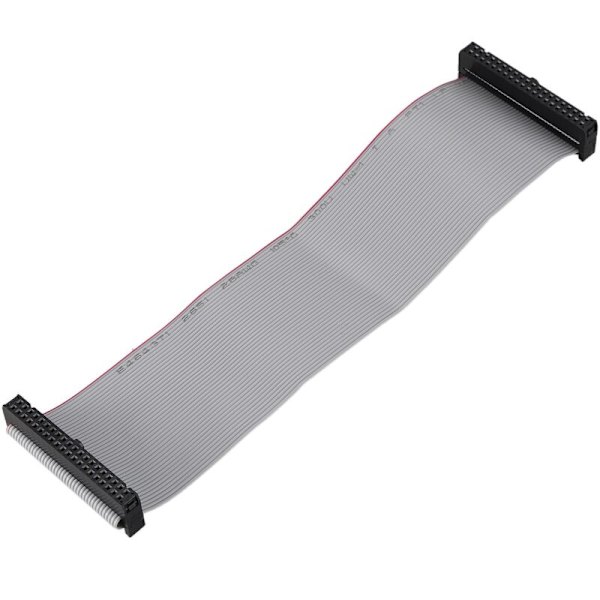 2 stk 2,54 mm 40-pinners til IDE PATA flatkabel 20 cm