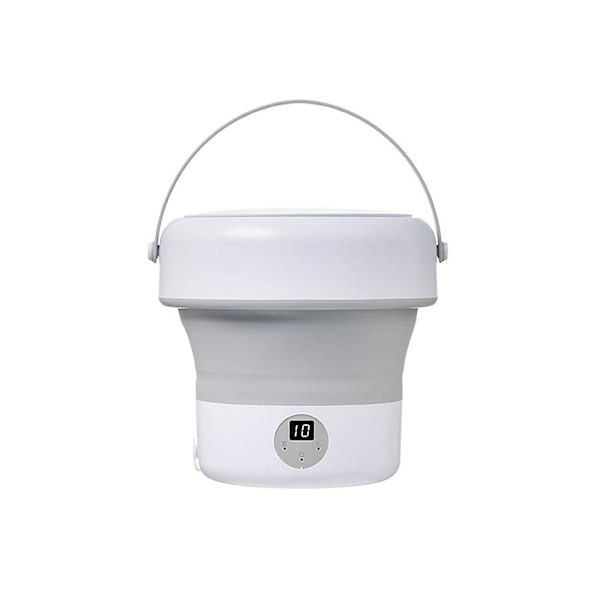 Bärbar tvättmaskin Mini Vikbar Tvättmaskin med Centrifugeringstank för Babykläder, Underkläder, Strumpor