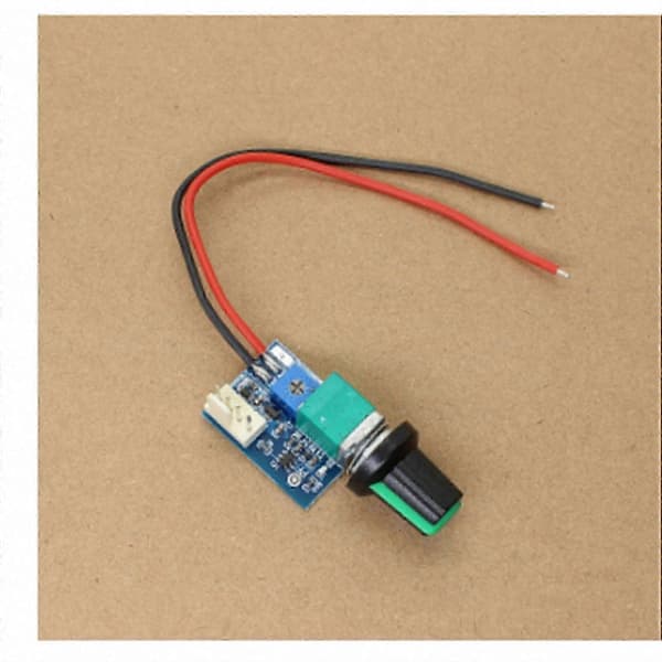 3-pack 12V DC PWM Variable Speed Controller with Knob, 4-pin Silent Fan Speed Adjustment Module