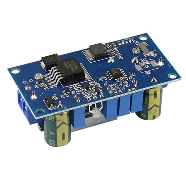 DC 6-36V 5A MPPT LED Digital Solpanel Controller DC-DC Opladningsstrømforsyningsmodul CC CV Spænding [DB] Blå Blue