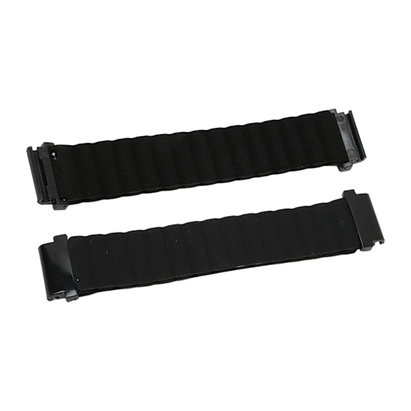 Magnetisk urrem justerbar hurtigudløser silikone urrem 20 mm passer til Garmin Fenix 7S 6S 5S sort