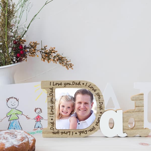 Decorative Photo Frame for Dad, Father's Day Gift, a Gift from a Daughter to Her Dad