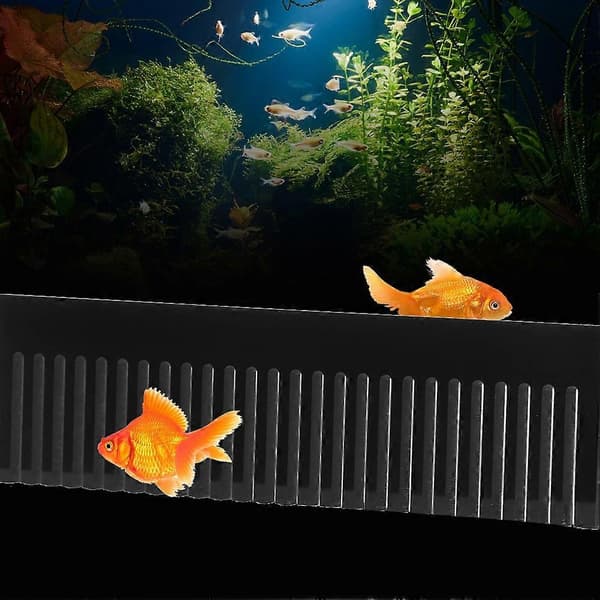 Akryl Hållbar Vacker Flödeskam Vatten Undvik Överflöde Fisk för Akvarium Fisk Tank