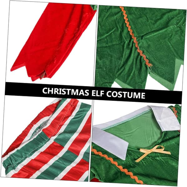 Julekostume til kvinder, one size voksen sceneoptræden outfit