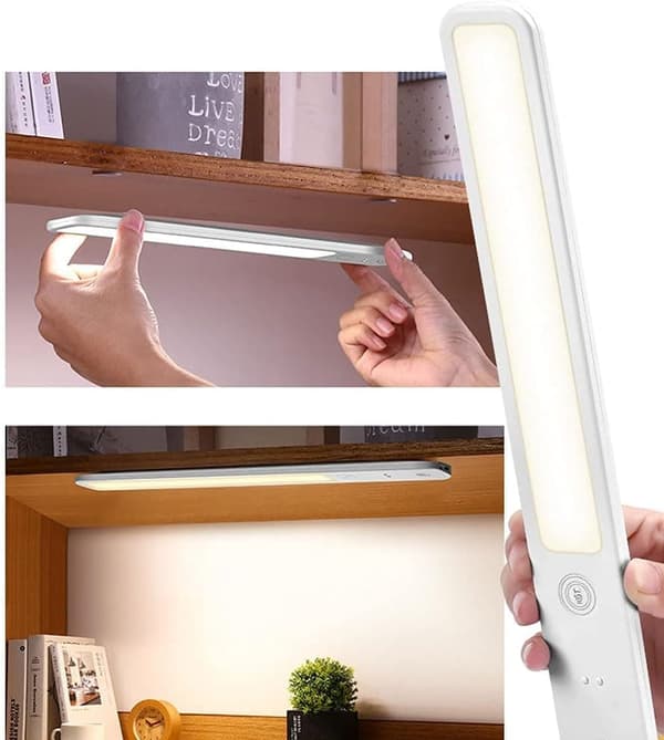 Magnetic Table Lamp - USB Charging, Smart Foldable LED Lamp, Touch Control, 3 Brightness Levels