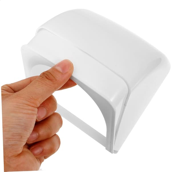 Waterproof Wall Socket Cover, Foldable Outdoor Electrical Outlet Protector, White, Rainproof Socket Cover for Garden, Balcony, Kitchen
