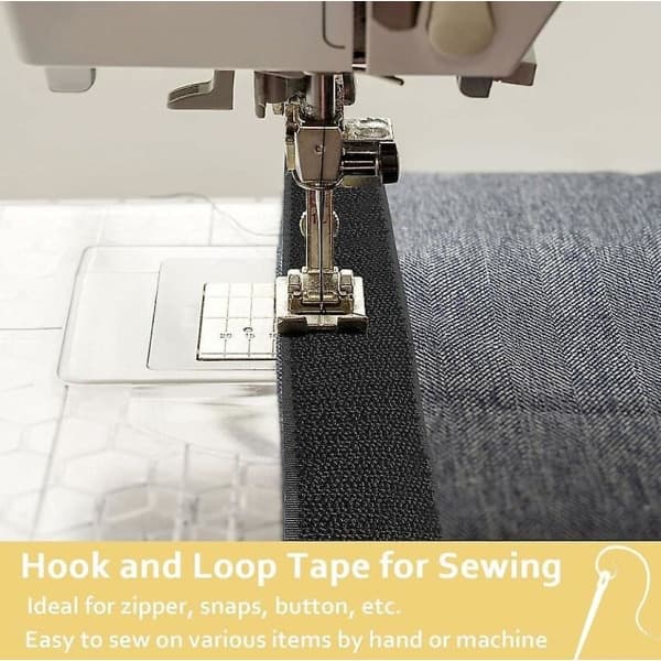Scratch tape for fabrics and clothes, sew-on hook and loop fastener, non-sticky scratch tape for crafts, DIY and sewing projects