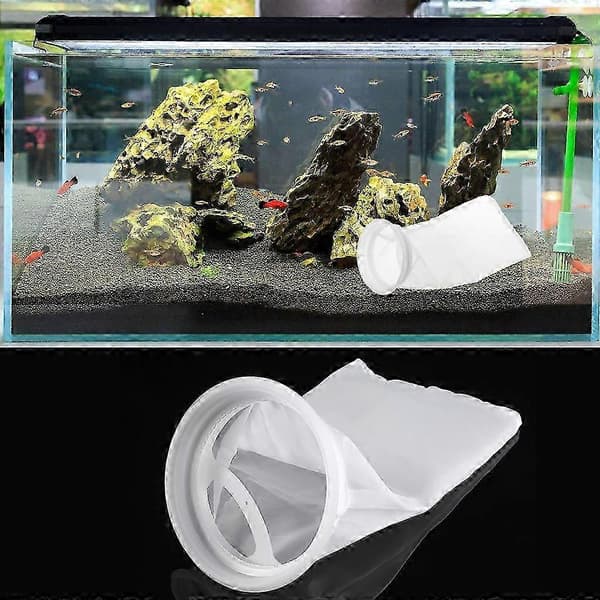 200 Micron Nylon Filter Bag Aquarium Filter Sock 10 Inch Long 4 Inch Ring