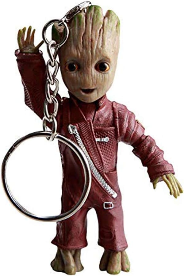 Baby Groot Nøglering - Klassisk Film Actionfigur - Perfekt som en