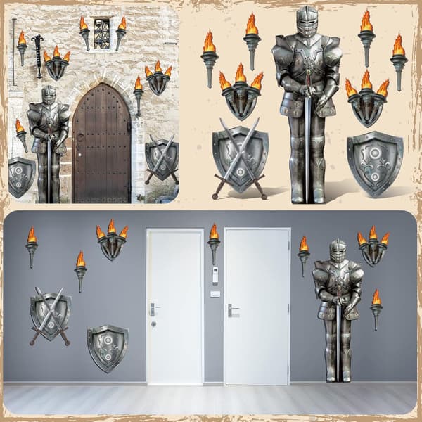 10 st medeltida festdekorationer 180 cm riddarborg item_package_quantity