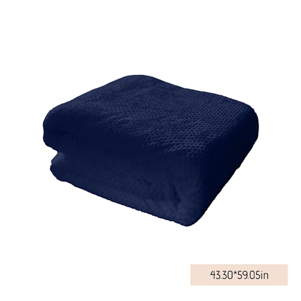 Solid Färgad Ananasrutig Flanellfilt Coral Fleece Soffaöverdrag Filt Luftkonditioneringsfilt