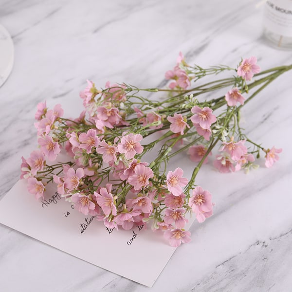 Konstgjorda Blommor Växter Spray Konstgjorda Växter Gypsophila-3PCS - Olika Färger