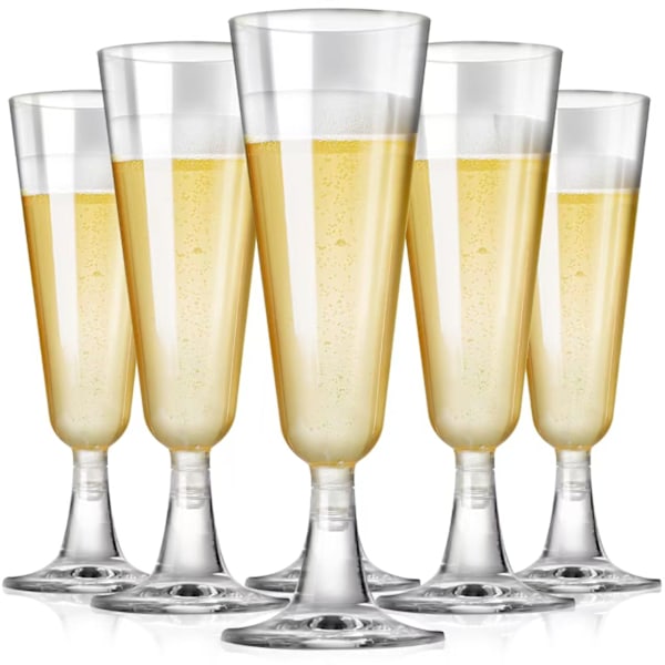 50 st 150 ml plastvinglas, champagneglas, rödvinsglas, mångsidiga, ett måste för festkarnevaler 50 items