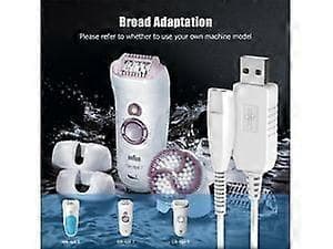 Erstatningslader kompatibel med Braun Silk Epil 9 Ancalbe 12V