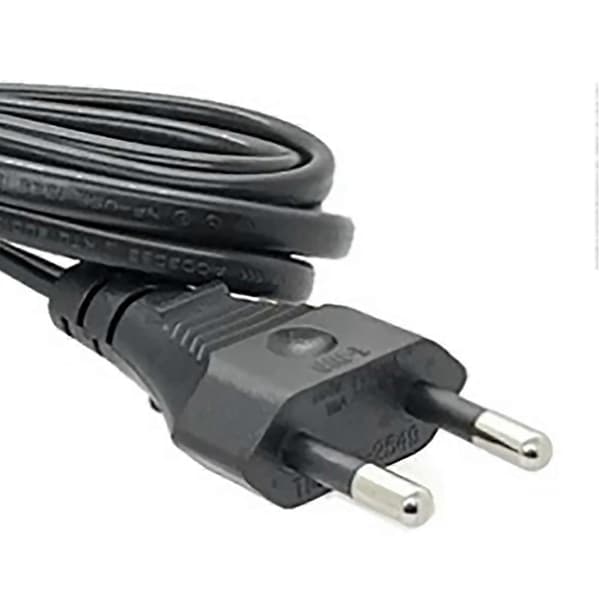 Universal strømkabel 1.5M 2-hullers opladerkabel 8-tegns hale til LED LCD TV Samsung Printer Pow