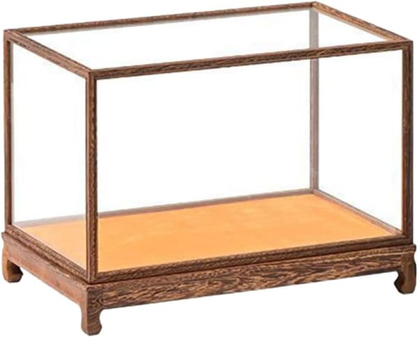 Multifunksjonell utstillingsboks Håndverksvitrine Antikk holderstil Tremateriale Høy design