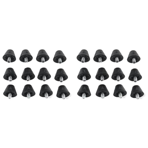 24 stk Erstatningsfotballsko 16mm 5MM Gjengede Pigger